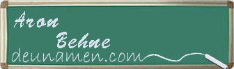 Aron Behne Visitenkarte